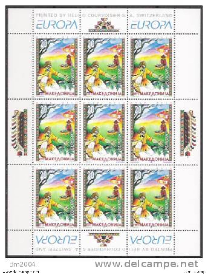 1997 Macedonie / Macedonia / Makedonien  Sheet   Mi. 102-3**MNH  Europa - 1997