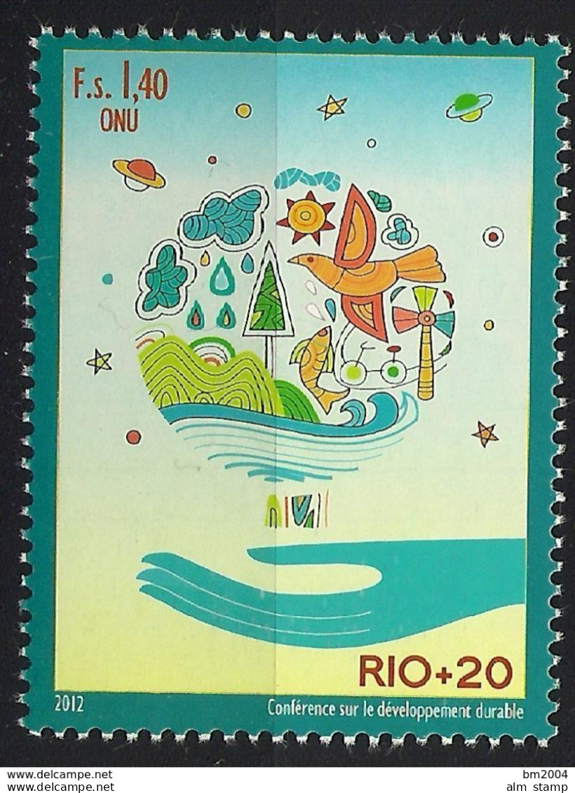 2012 UNO Genf  Mi. 794**MNH „RIO+20“ - Konferenz Der Vereinten Nationen über Nachhaltige Entwicklung - Unused Stamps