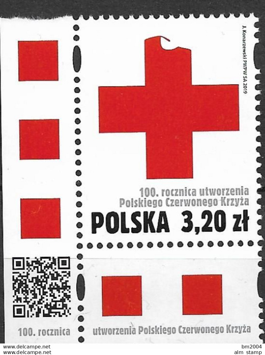 2019 Polen Mi. 5084**MNH  100 Jahre Polnisches Rotes Kreuz - Neufs