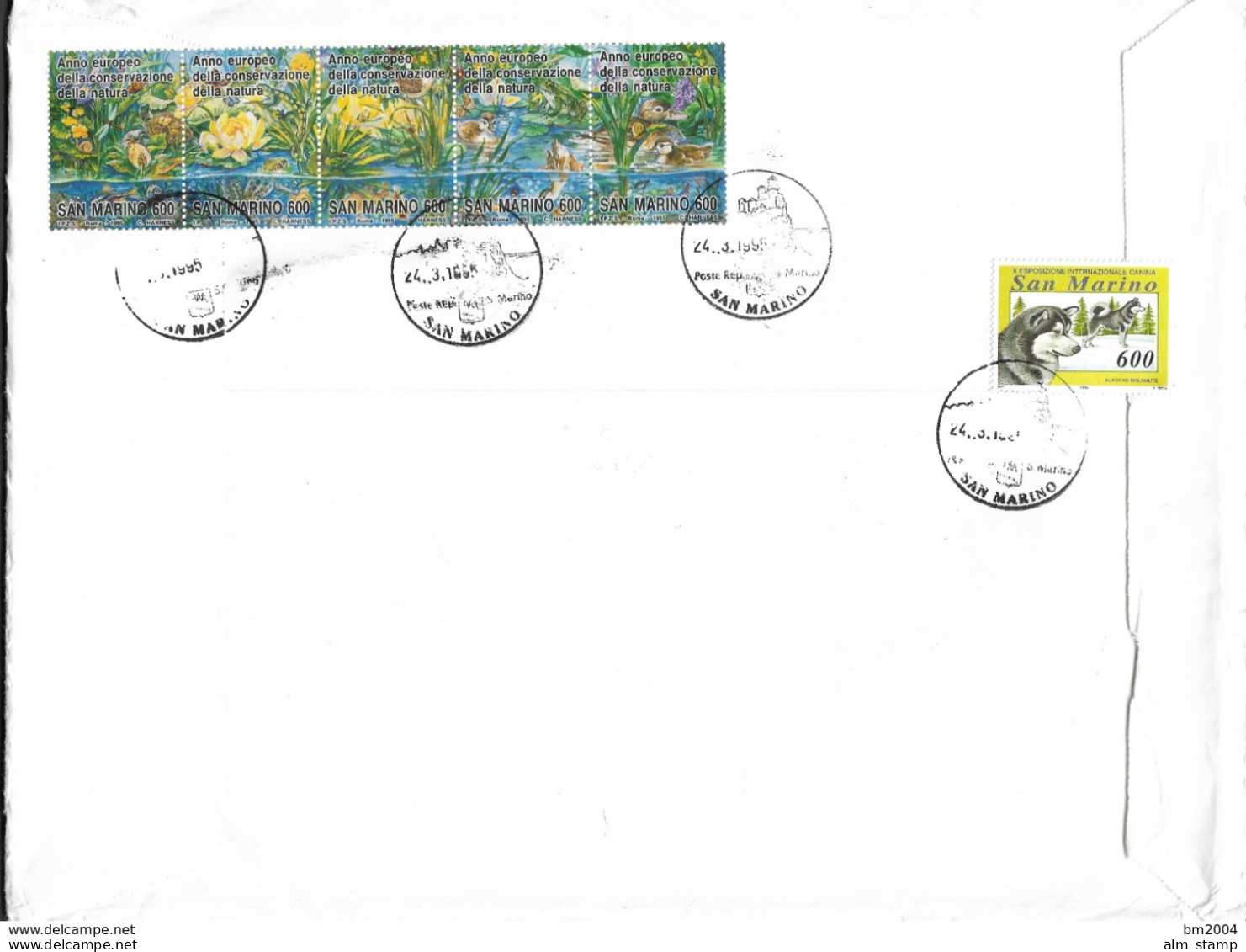 1995 San Marino Mi. 1607-8 FDC Europa: Frieden Und Freiheit - 1995