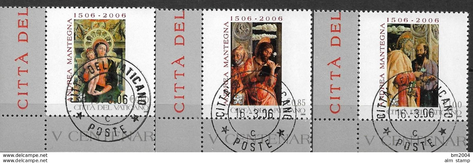 2006 Vatikan Mi. 1548-0 FD-used 500. Todestag Von Andrea Mantegna - Gebraucht