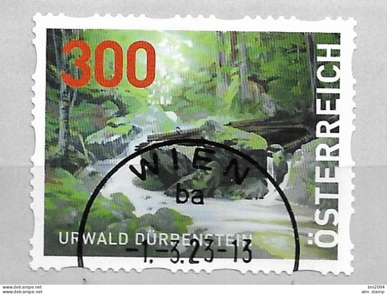 2023 Austria Österreich Mi. 69  FD-used     Dispenser-Marken  Urwald Dürrenstein - Usados