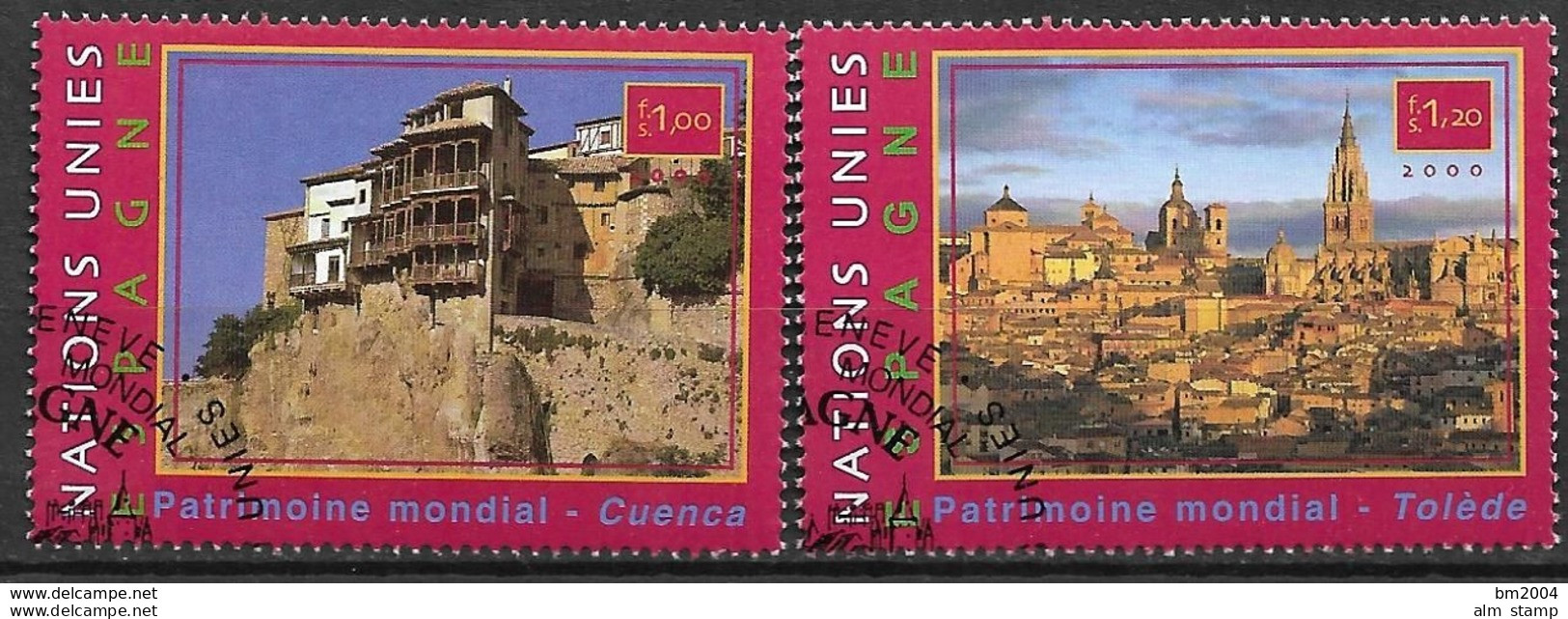 2000 UNO  Genf   Mi. 399-40 Used  Welterbe Spanien - Oblitérés