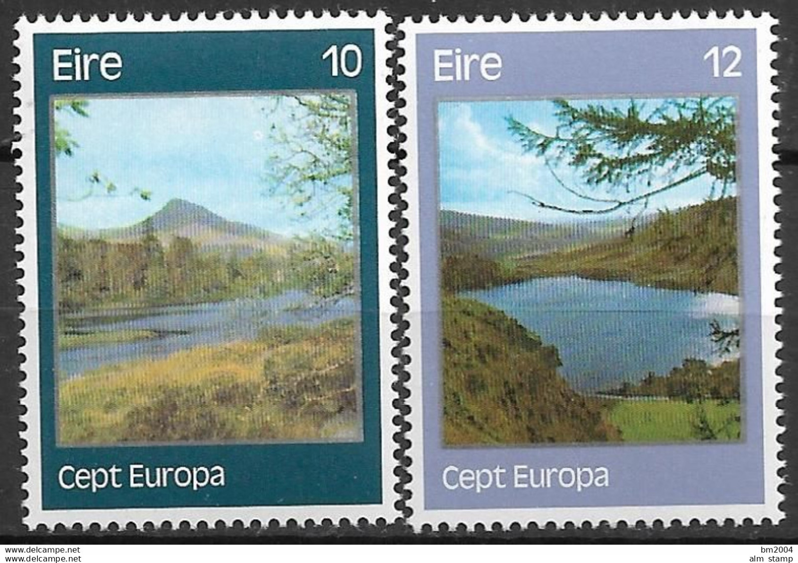 1977 Irland  Mi. 361-2 **MNH  Europa: Landschaften. - 1977
