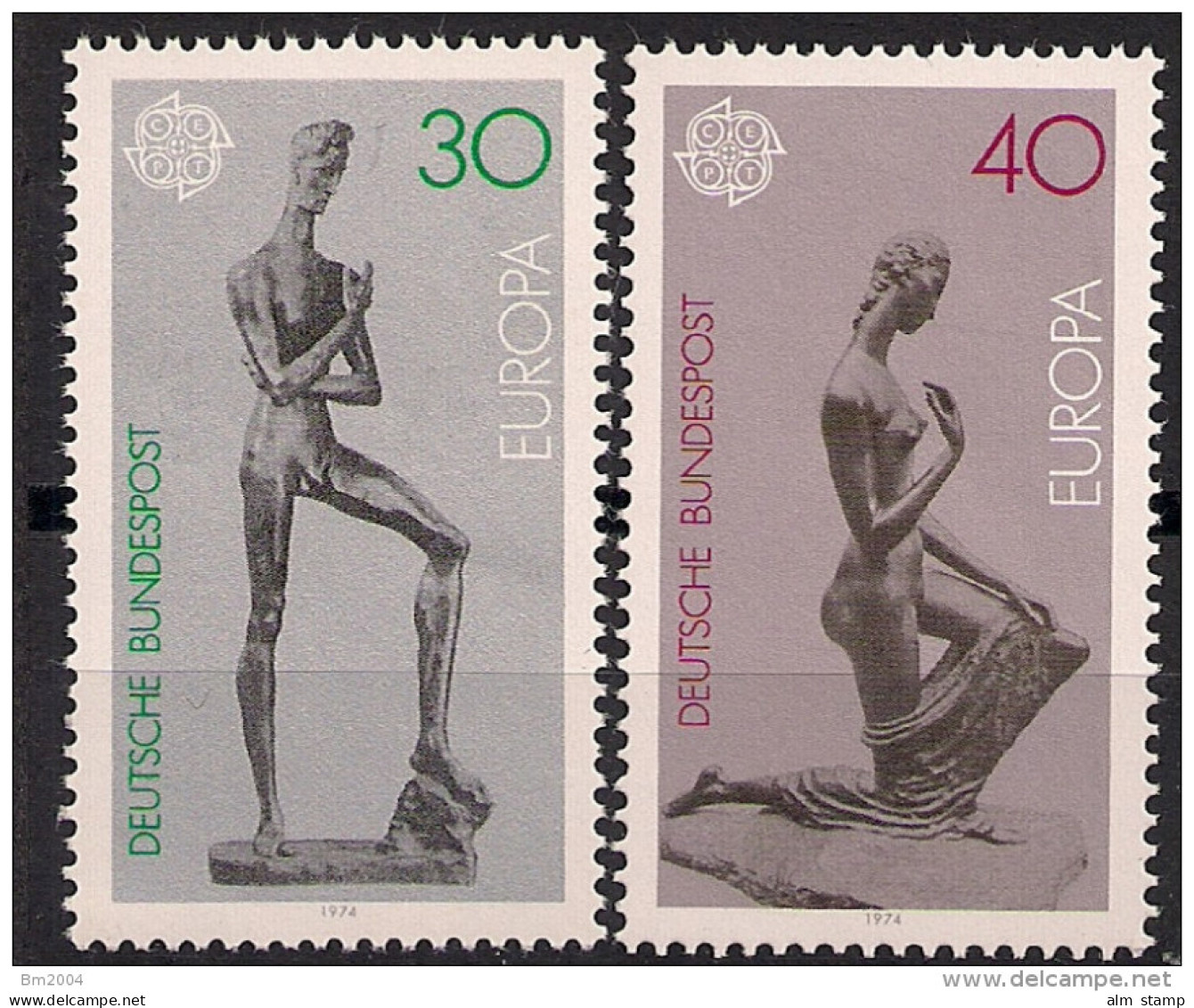 1974 Deutschland Germany   Mi. 804-5**MNH  Europa - 1974