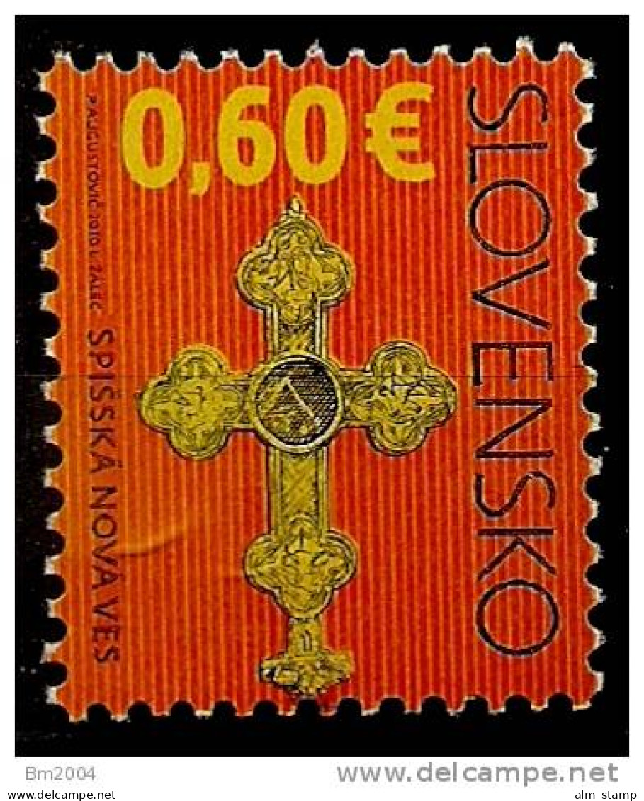 2010 Slowakei Slovensko  Mi. 628 **MNH  Reliquiarkreuz - Unused Stamps