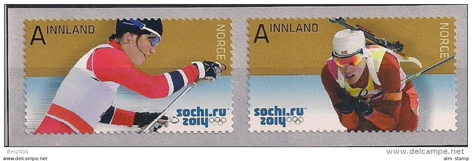 2014 Norwegen Mi. 1839-42**MNH  Olympische Winterspiele, Sotschi - Ungebraucht