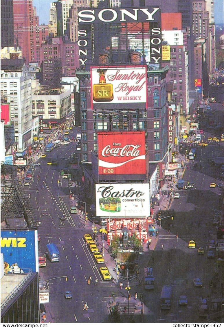 NEW YORK, TIME SQUARE, ARCHITECTURE, CARS, UNITED STATES - Time Square