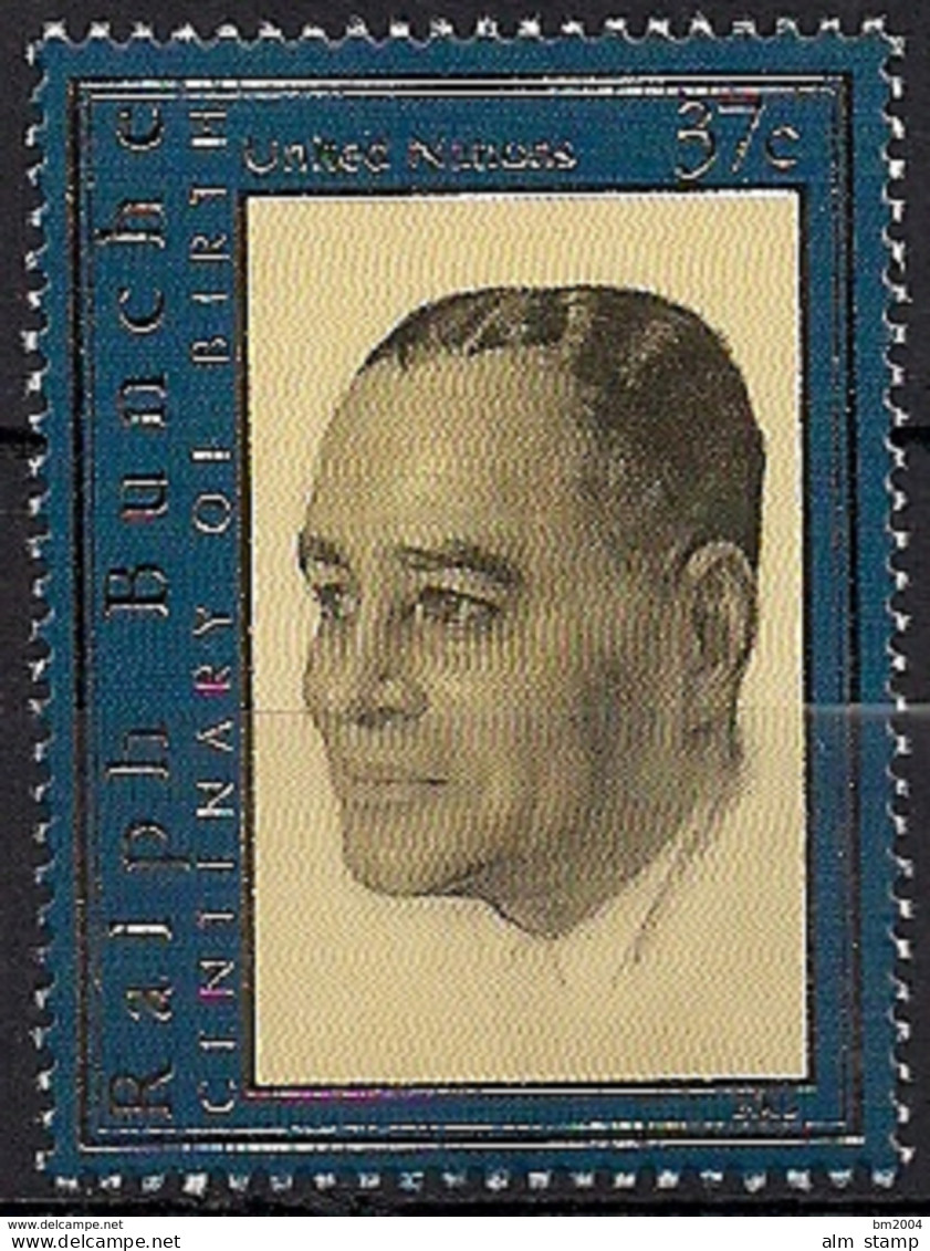 2003 UNO NEW YORK   MI. 931 **MNH 100. Geburtstag Von Ralph Bunche - Neufs