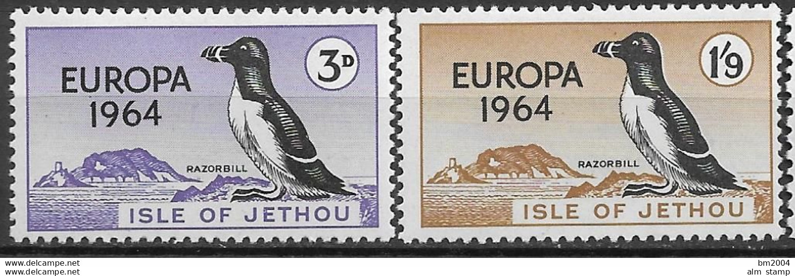 1964 EUROPA Isle Of Jethou LOCAL MAIL  **MNH - 1964