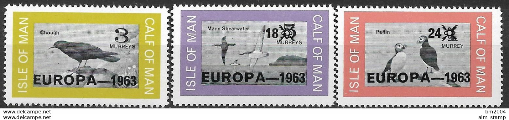 1963 EUROPA Isle  Of Man LOCAL MAIL **MNH - 1963