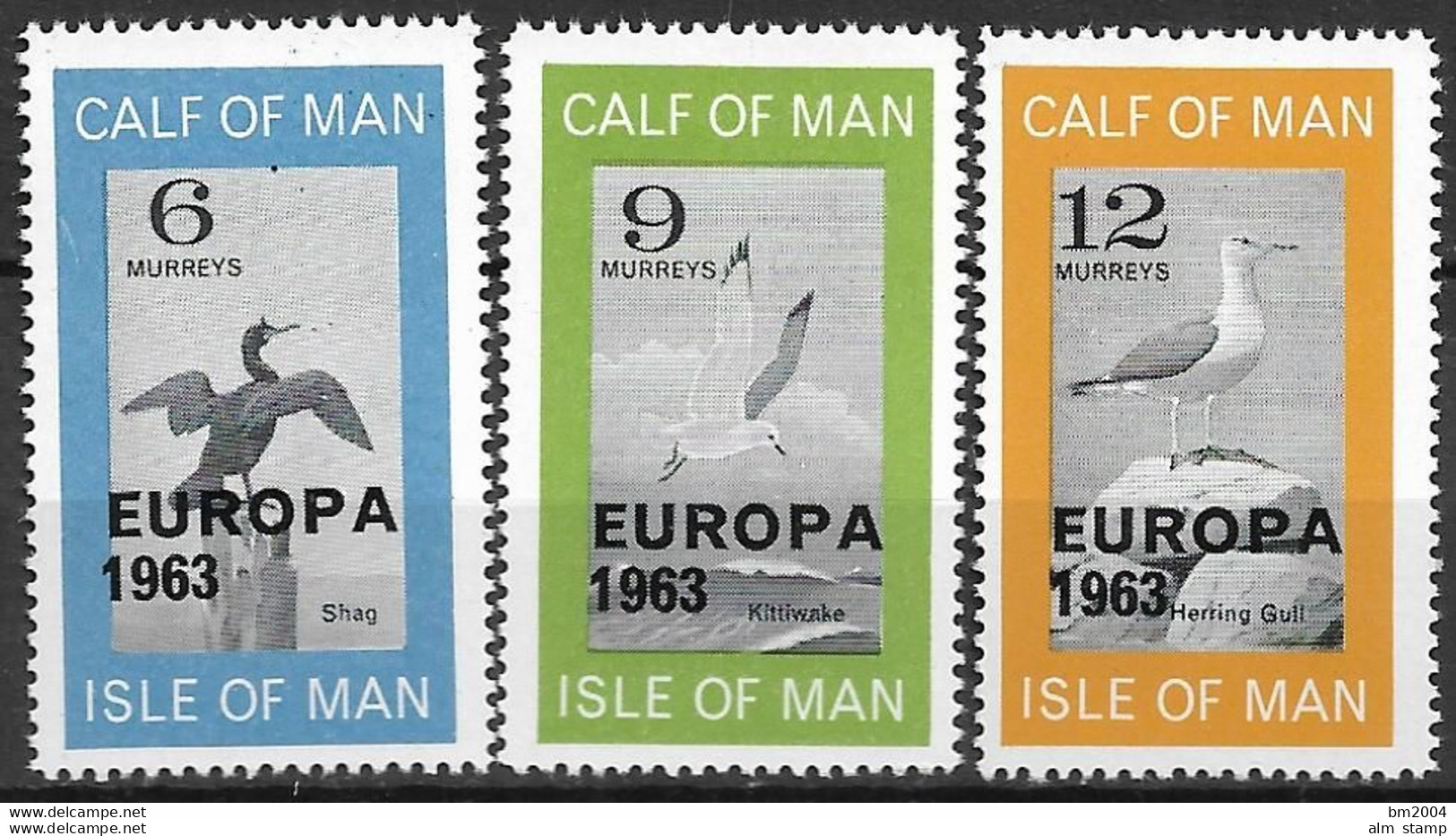 1963 EUROPA Isle  Of Man LOCAL MAIL **MNH - 1963