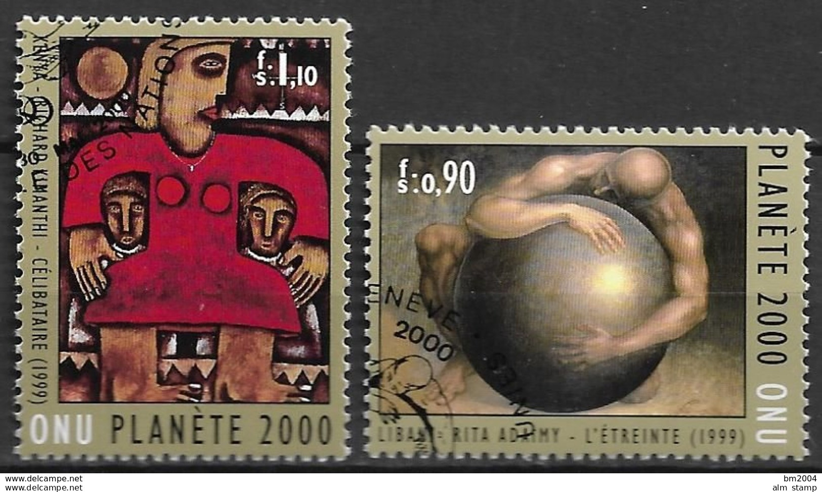 2000 UNO Genf Mi. 389-0 Used   „Unsere Welt Im Jahr 2000“ - Used Stamps