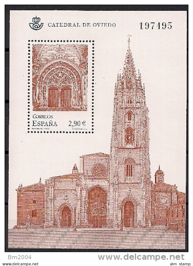 2012 Spanien  Mi. Bl. 224**MNH  Kathedralen   Portal Der Kathedrale Von Oviedo - Blocs & Hojas