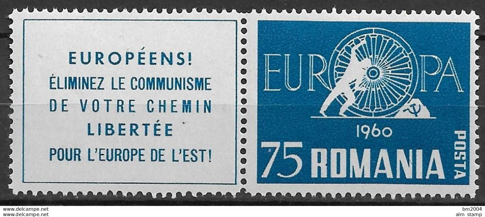 1960 Rumänien  EUROPA - AUSGABE EXILREGIERUNG  **MNH - 1960