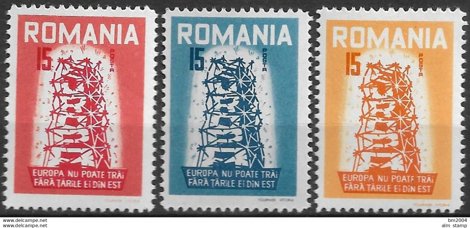 1956 Rumänien  EUROPA - AUSGABE EXILREGIERUNG  **MNH - 1956