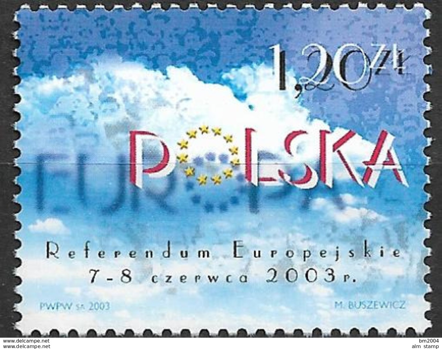 2003  Polen Mi  4051 **MNH  Der Weg Polens In Die Europäische Union (EU) - Gebraucht