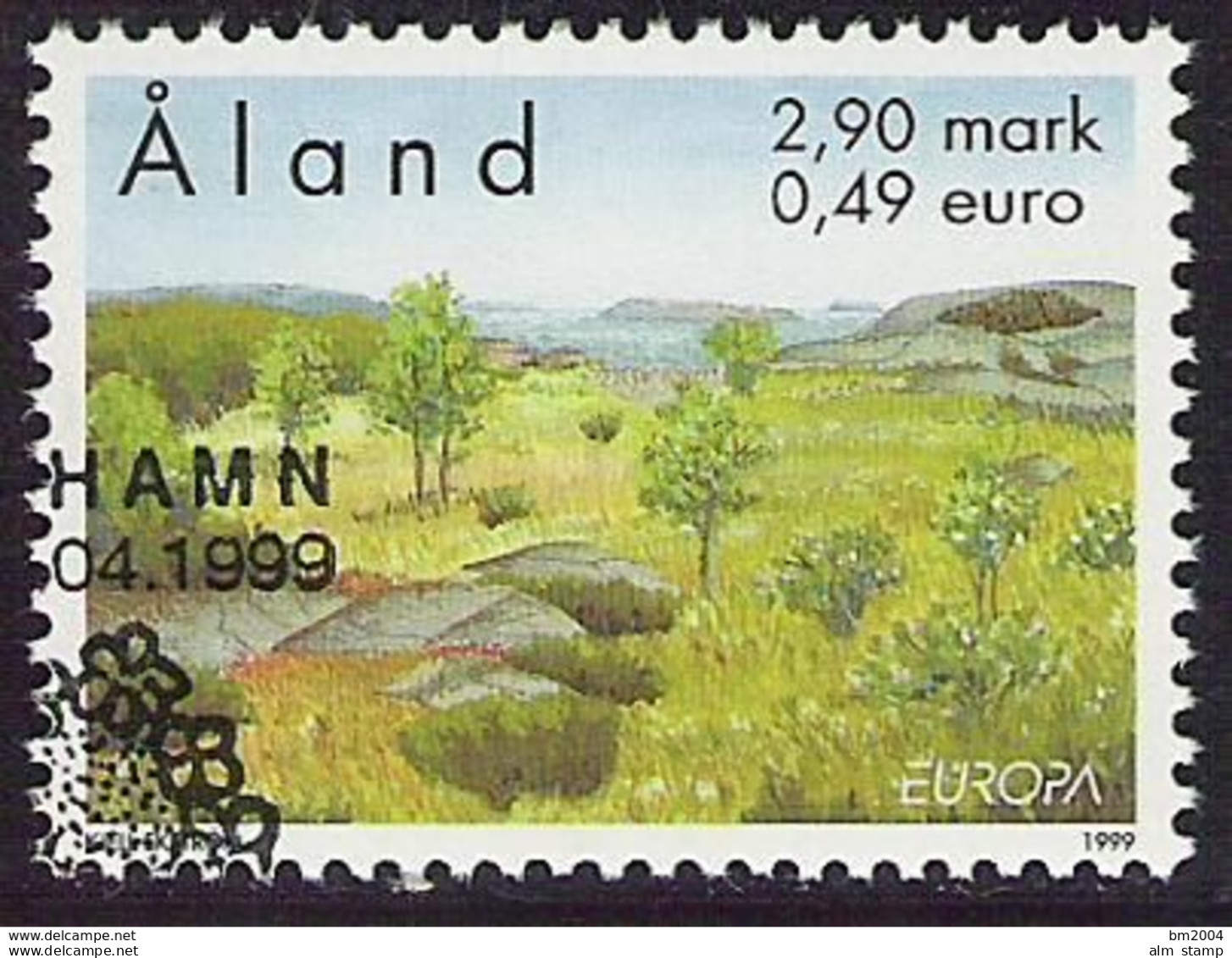 1999 Aland    Mi. 157  Used Europa: Natur -und Nationalparks - 1999