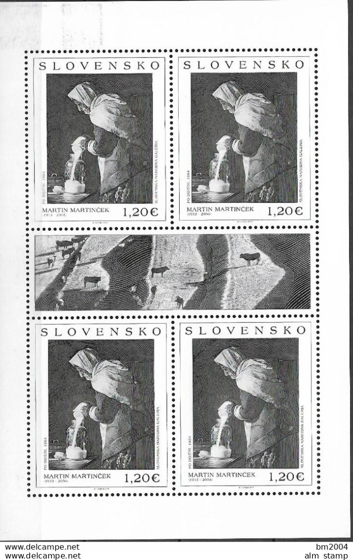 2013 Slowakei Mi. 723-4 **MNH  Kunstwerke - Unused Stamps