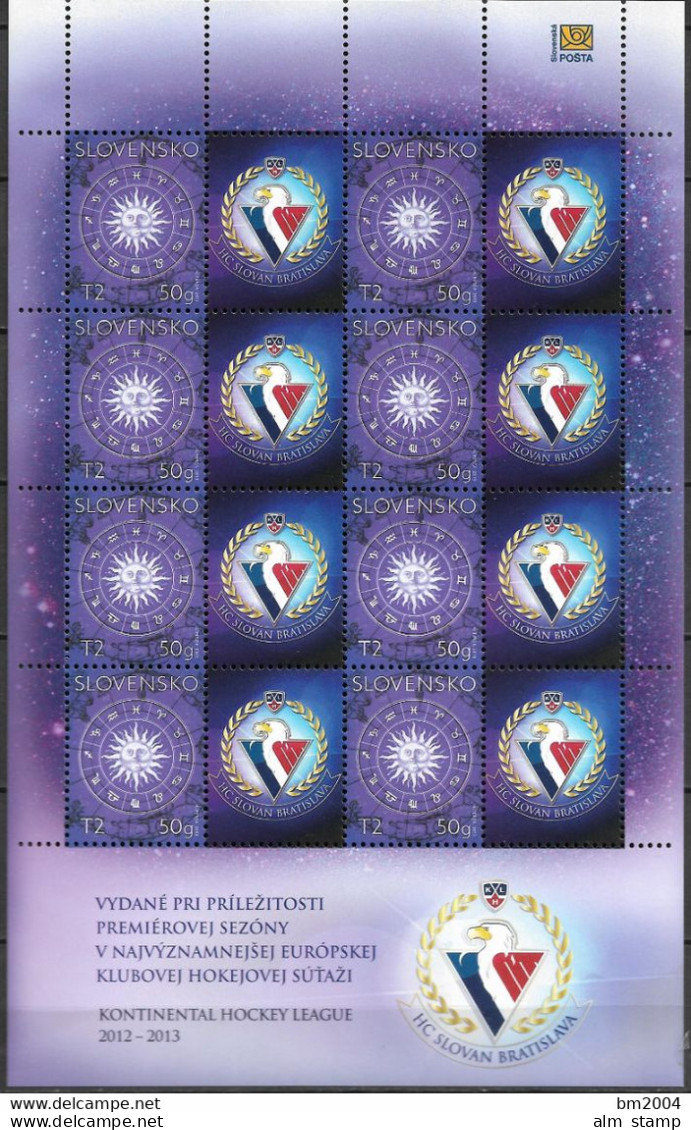 2013 Slowakei Mi. 711 **MNH  Grußmarke: Tierkreiszeichen - Unused Stamps