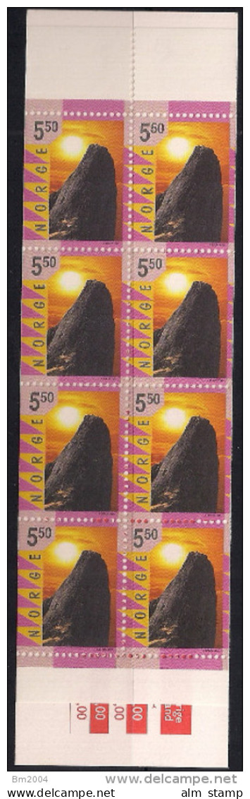 1998 Norwegen Norge Mi.  1282-4 **MNH   Tourismus - Postzegelboekjes