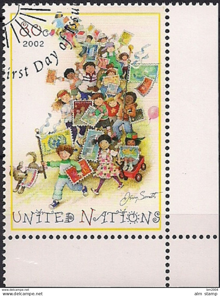 2002 UNO NEW YORK   MI. 889 Used   Kinder Sammeln Briefmarken - Usati