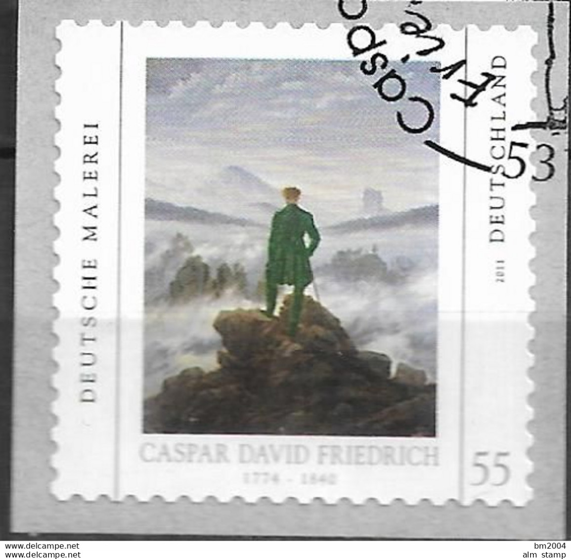 2011 Deutschland Germany   Mi. 2869R FD-used  Bonn  Caspar David Friedrich - Gebraucht