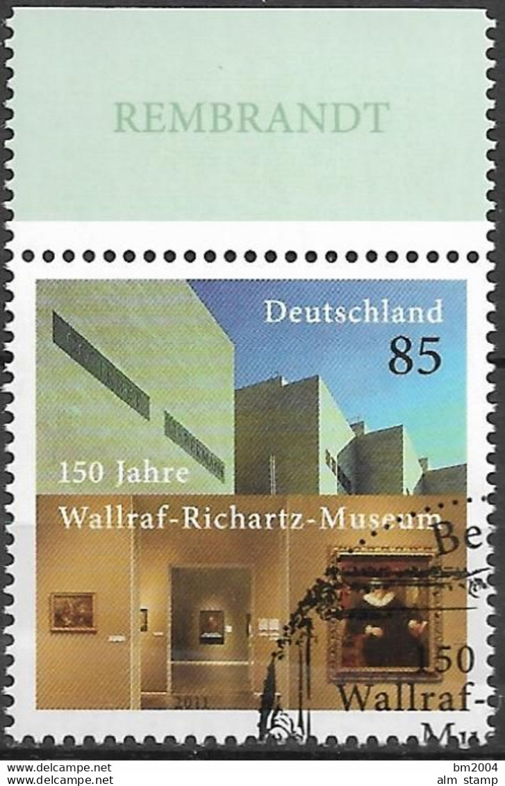 2011 Deutschland Germany   Mi. 2866 FD-used Berlin    150 Jahre Wallraf-Richartz-Museum, Köln. - Gebraucht