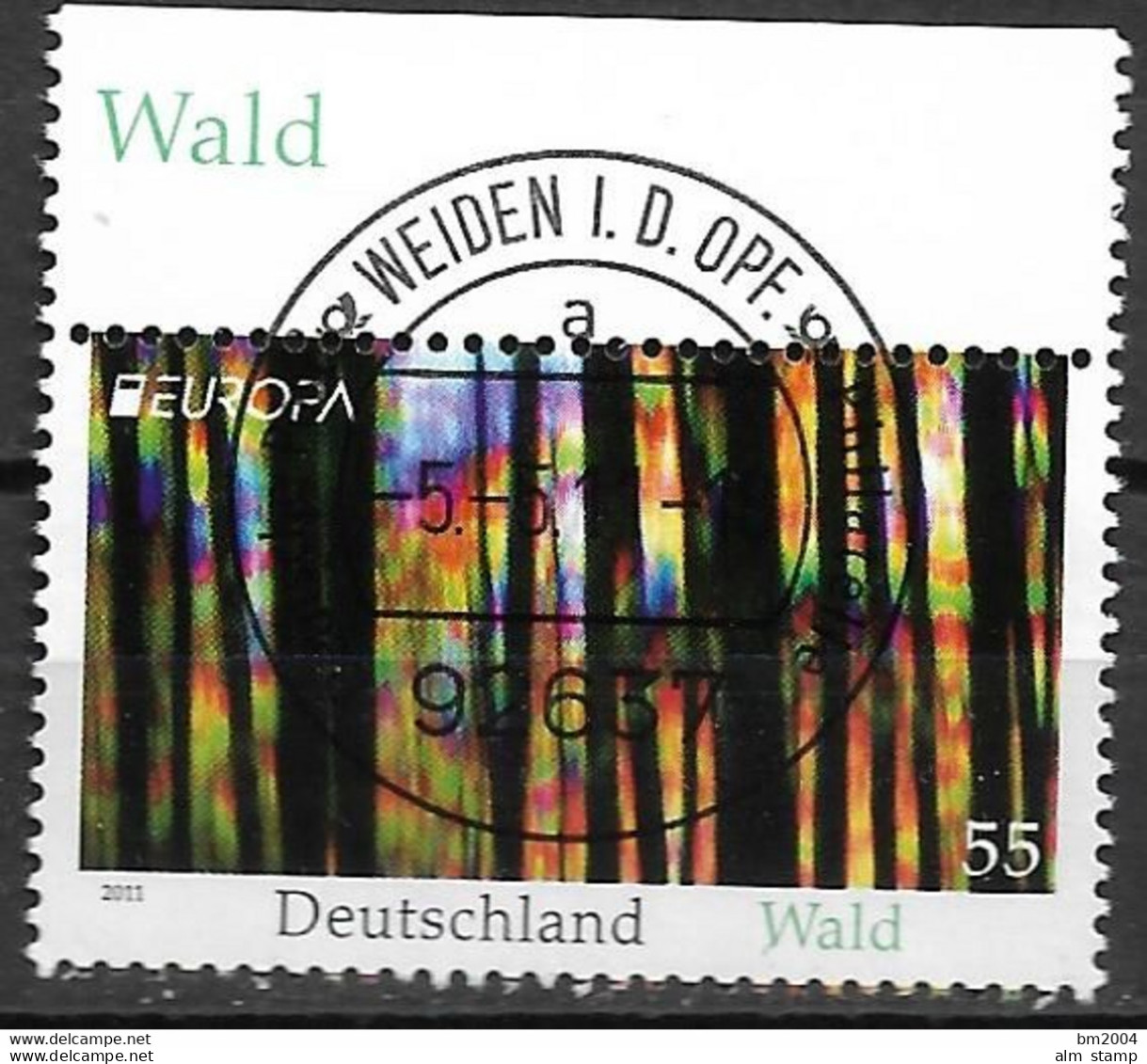 2011 Deutschland Germany   Mi. 2864 FD-used Weiden   Europa: Der Wald - Gebraucht