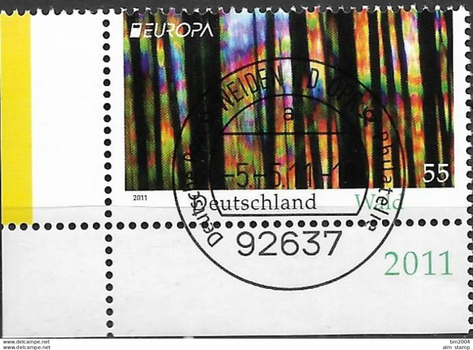 2011 Deutschland Germany   Mi. 2864 FD-used Weiden  EUL    Europa: Der Wald - Gebraucht