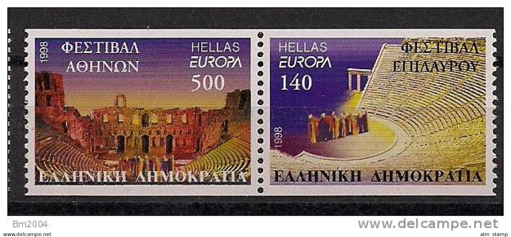 1998 Griechenland Gréce  Mi. 1978-9 C **MNH  Booklet Set Europa - 1998