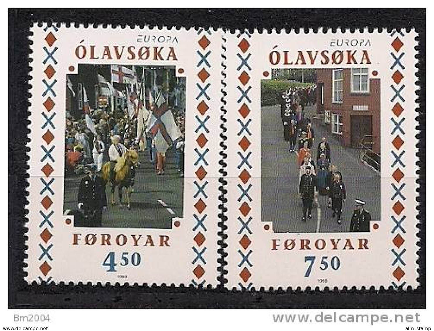 1998 Färöer Mi.338-9**MNH  Europa - 1998