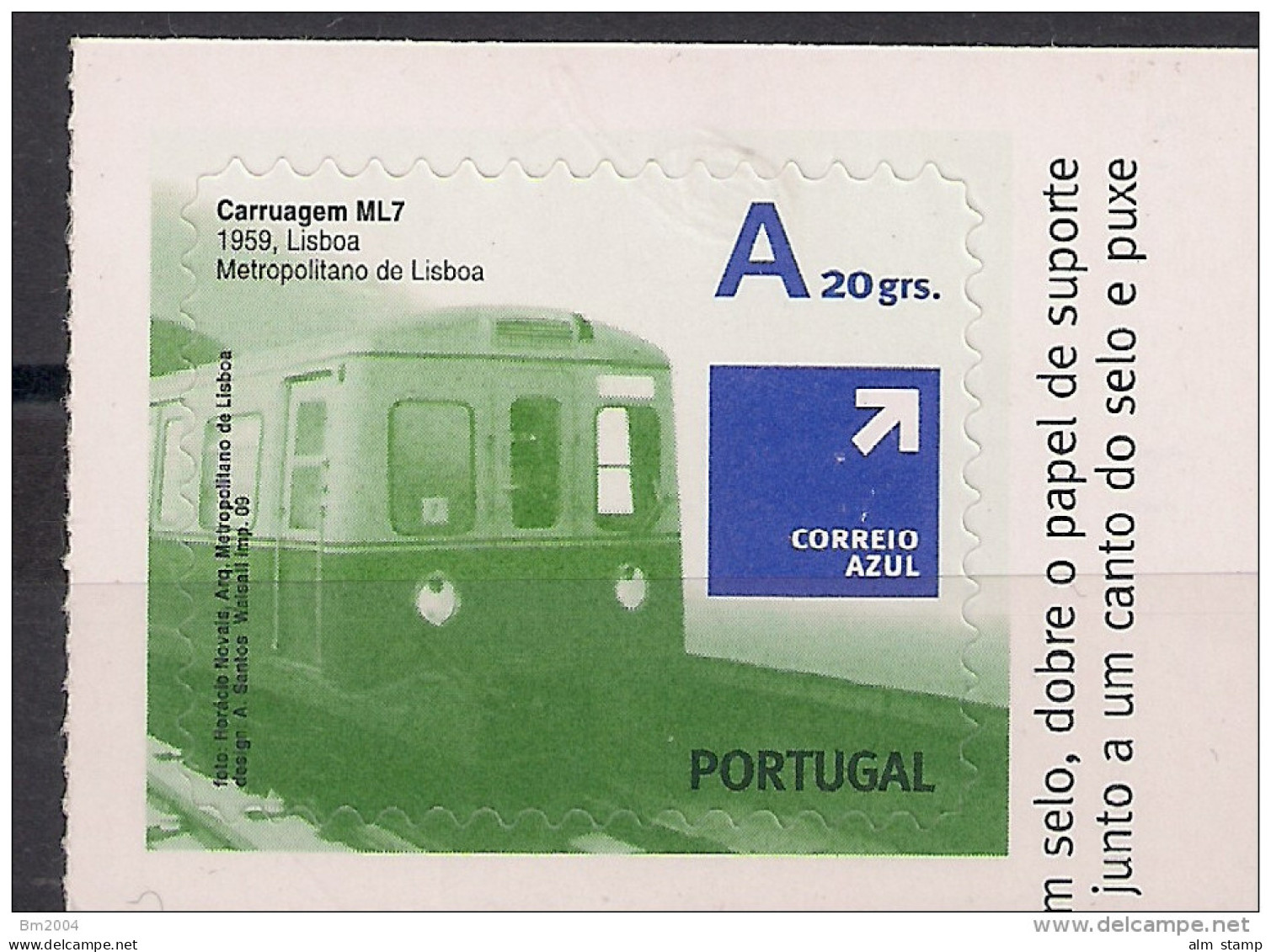 2009 Portugal Mi. 3405 **MNH Stadtschnellbahn ML7, Lissabon - Tranvie