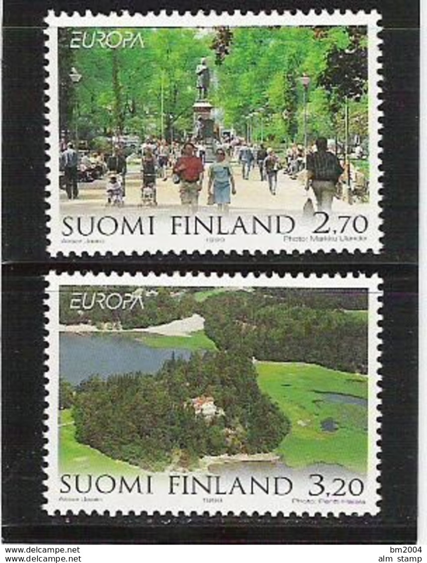 1999 Finnland   Mi. 1474-5   **MNH  Europa: Natur -und Nationalparks - 1999