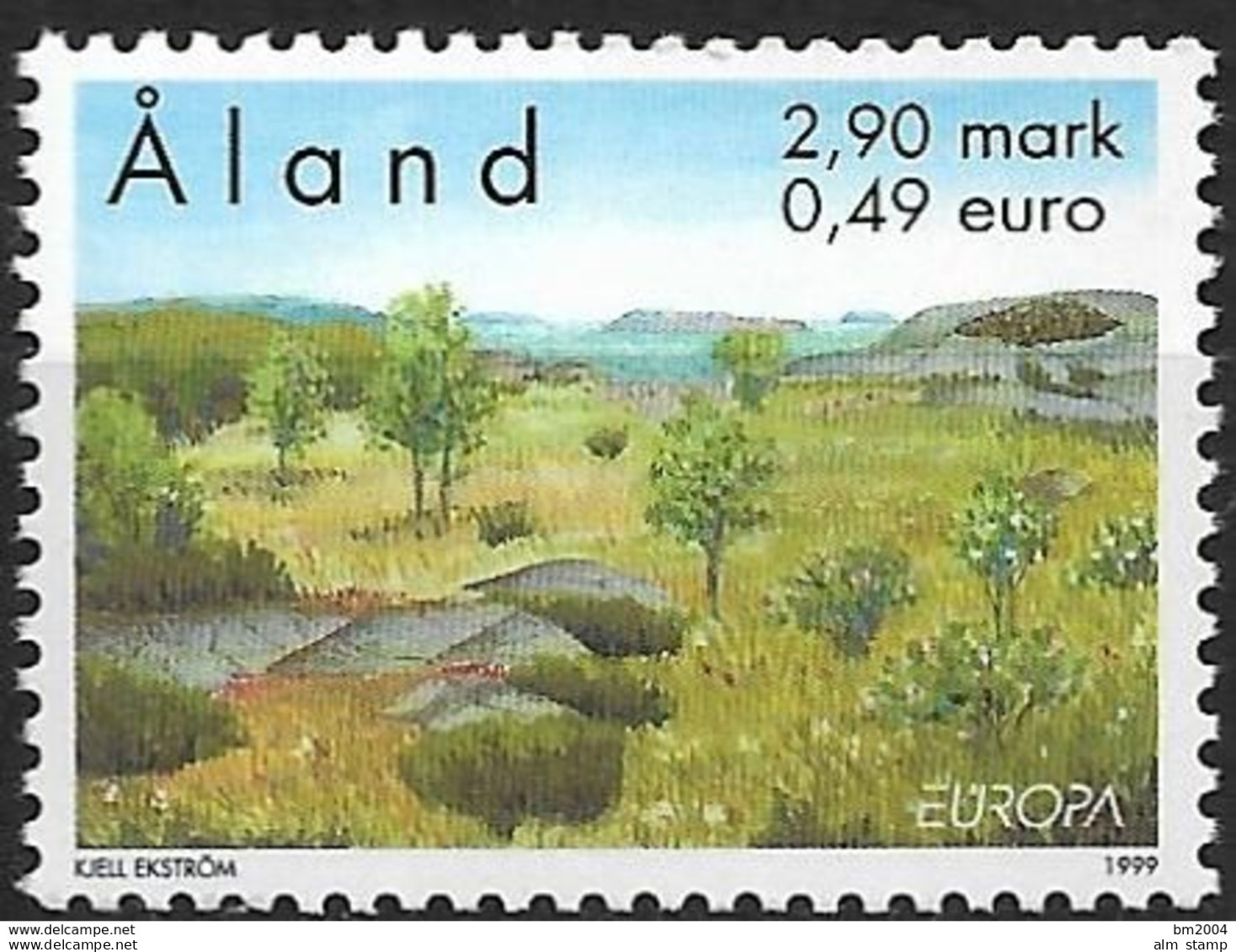 1999 Aland    Mi. 157  **MNH  Europa: Natur -und Nationalparks - 1999