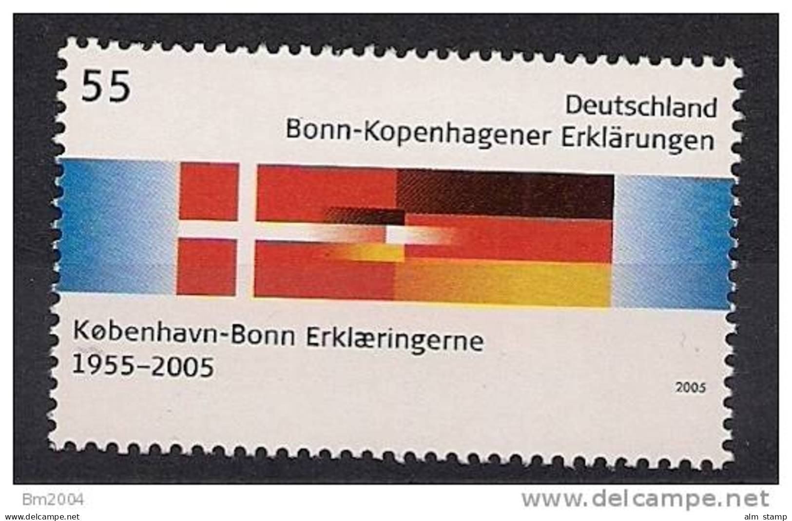 2005  Deutschland Germenay  Mi.. 2449** MNH . 50 Jahre Bonn-Kopenhagener Erklärungen - Europese Gedachte