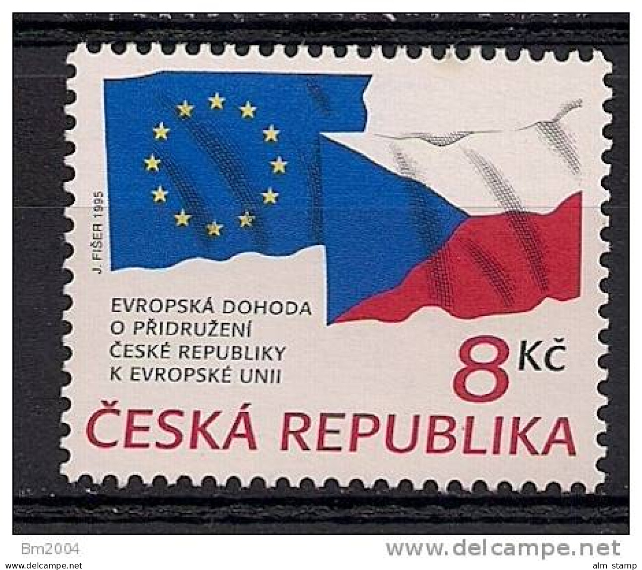 1995 Tschech. Rep. Ceska  Mi. 62 **MNH  Tschechische Republik – Assoziiertes Mitglied Der EU - Europese Gedachte