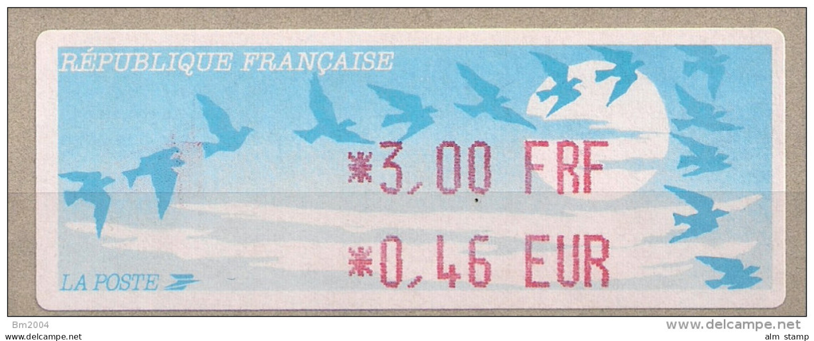 1999 France Timbres De Distributeurs Yv. 237 Mi. 13 **MNH - 1999-2009 Viñetas De Franqueo Illustradas