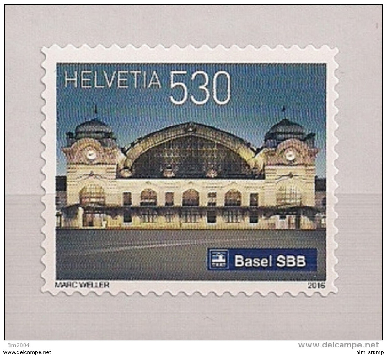 2016 Schweiz Mi.  2475**MNH   Basel SBB - Unused Stamps