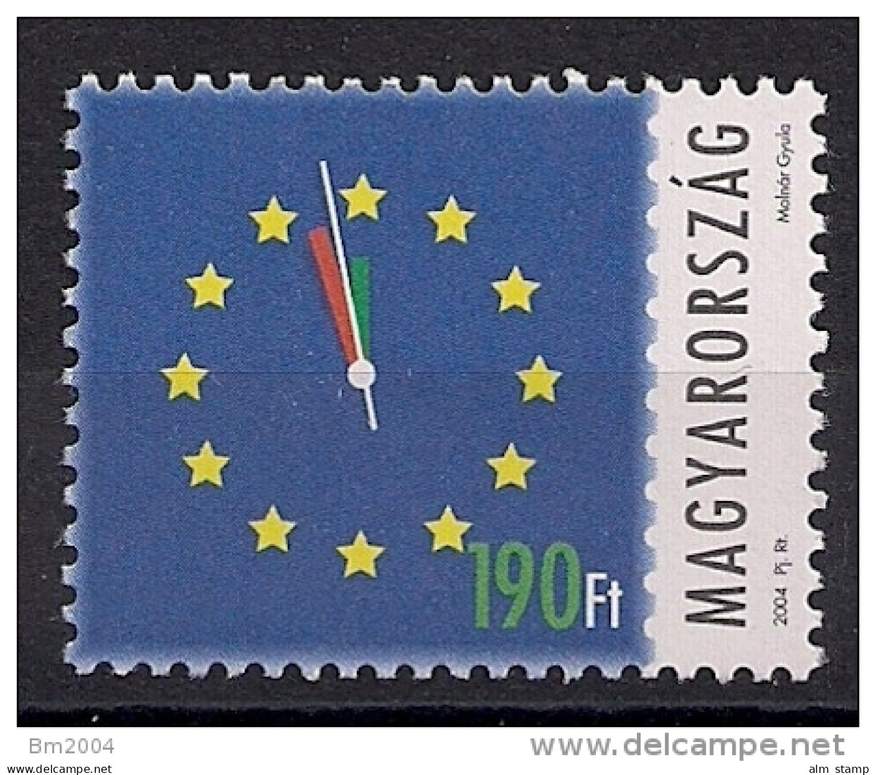 2004 Ungarn Hongrie   Mi. 4844 **MNH  Aufnahme Ungarns In Die Europäische Union - Europese Gedachte