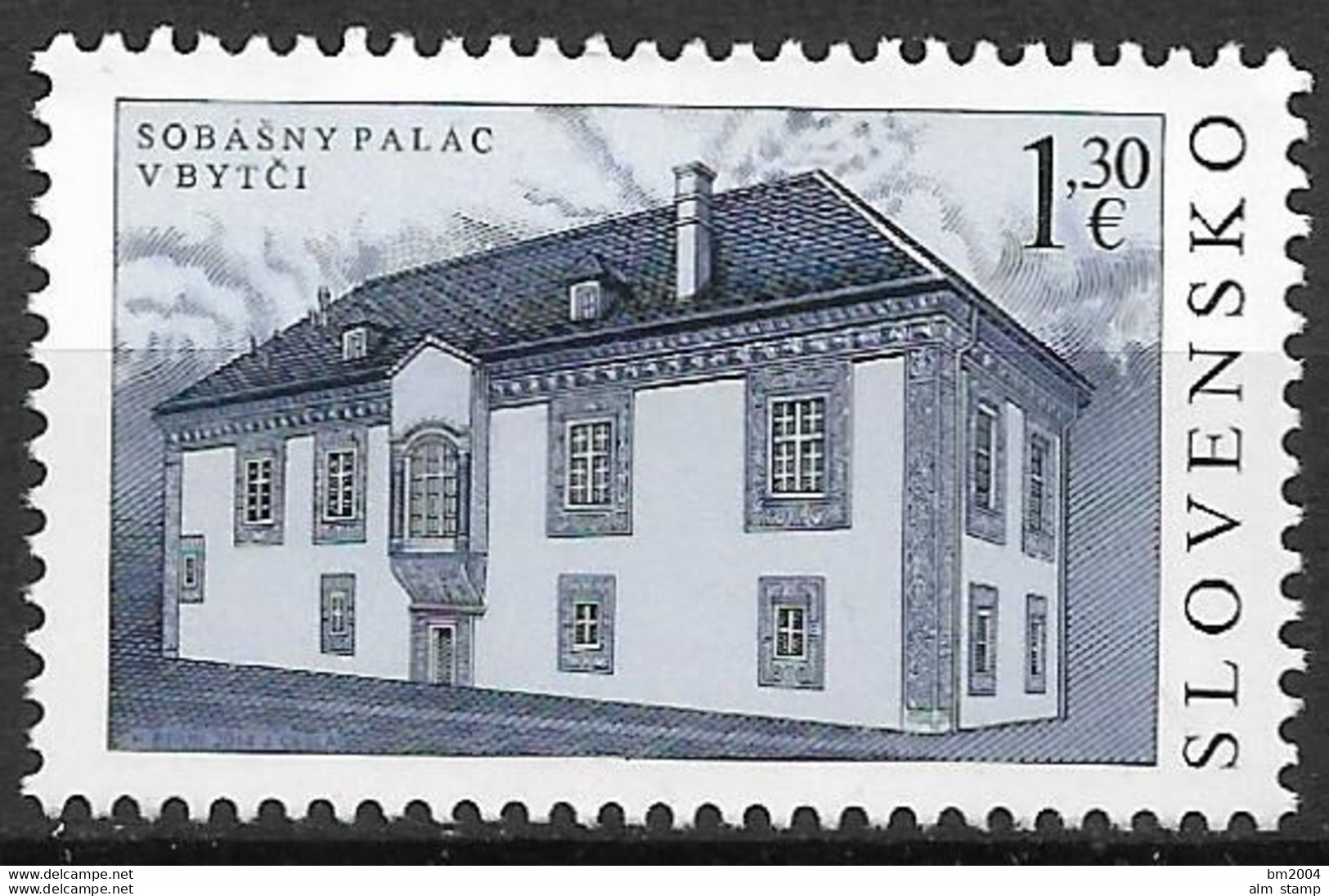 2014 Slowakei  Mi. 742  **MNH    Sobášny-Palast, Bytči - Ungebraucht