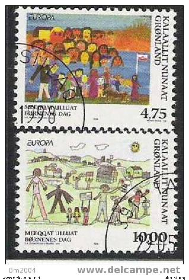 1998  DK-Grönland   Yv. 302-3  Mi.  323-4 Used  Europa Nationale Feste Und Feiertage. - Used Stamps
