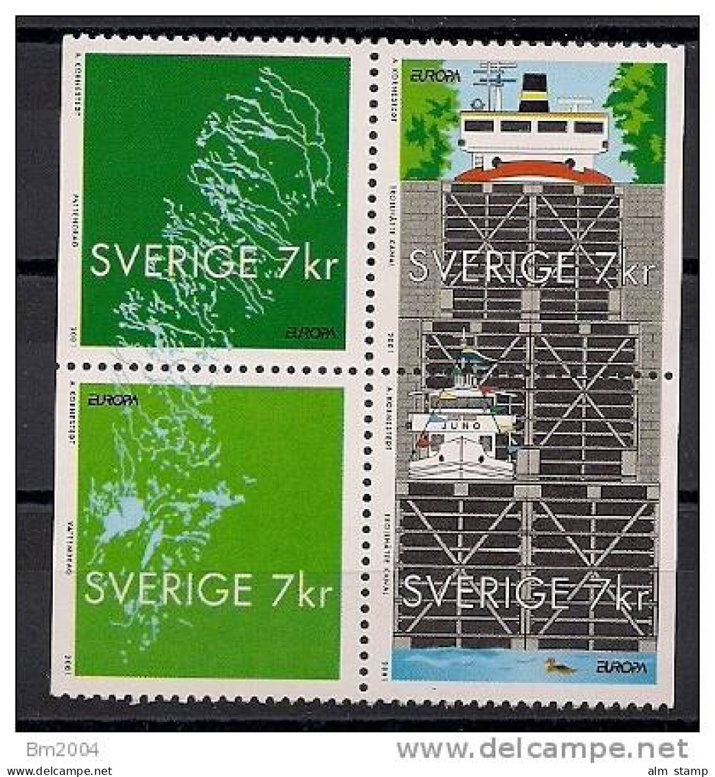 2001 Schweden Sverige  Yv. 2214-7 Mi. H-Blatt 303**MNH  Europa - 2001