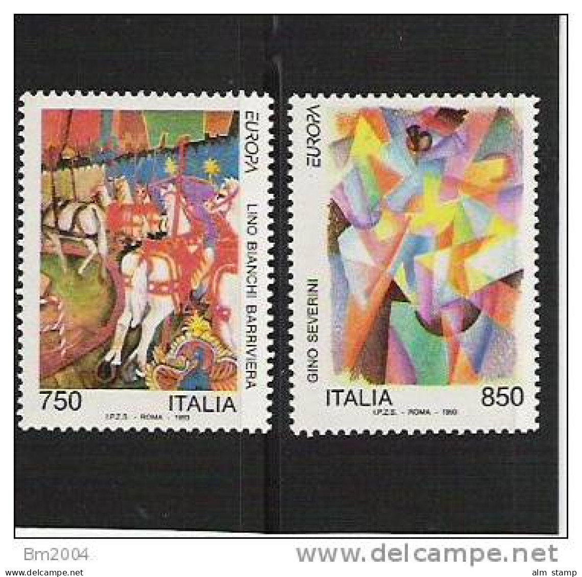 1993 Italien Mi. 2279-0 **MNH   Europa: Zeitgenössische Kunst. - 1993