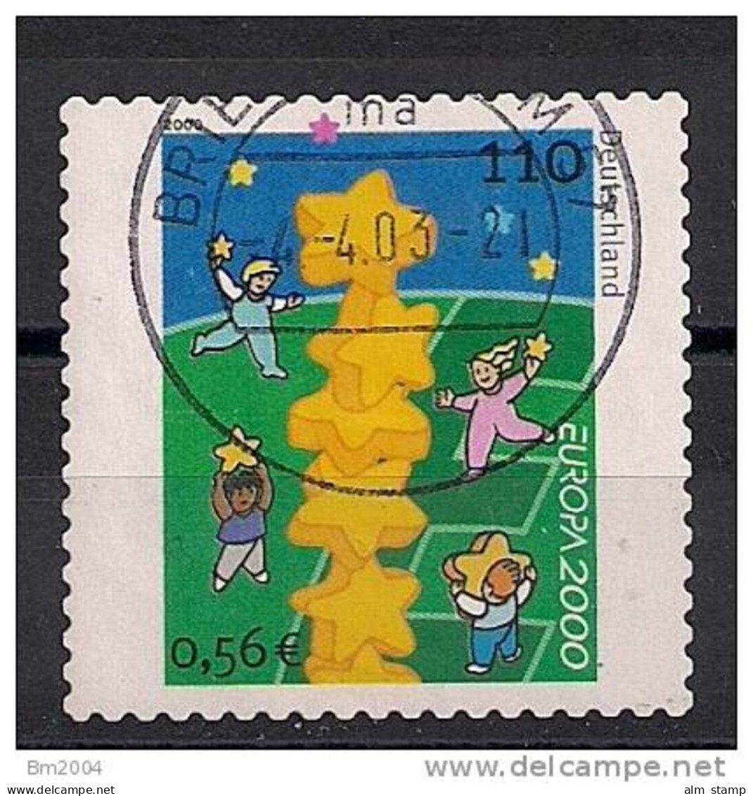 2000 Allem. Fed.Deutschland  Mi. 2114 Used  Booklet Stamp Europa - 2000