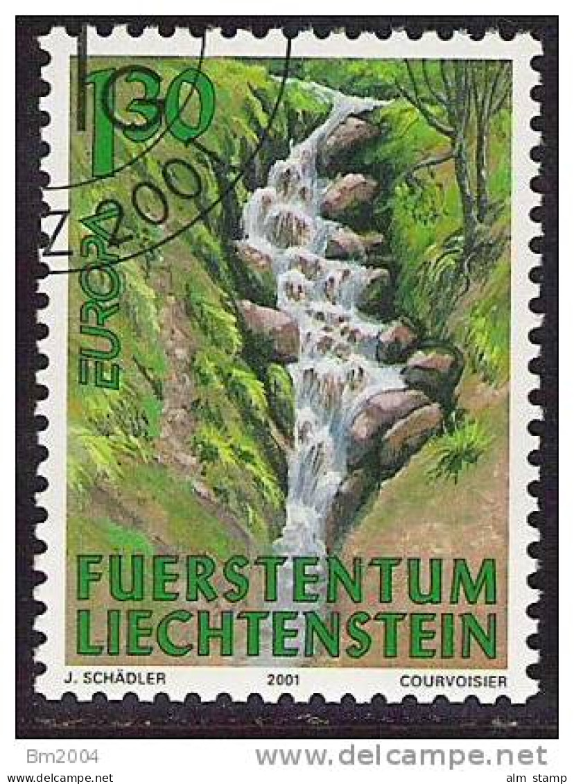 2001 Liechtenstein  Mi. 1255 Used  Europa - 2001
