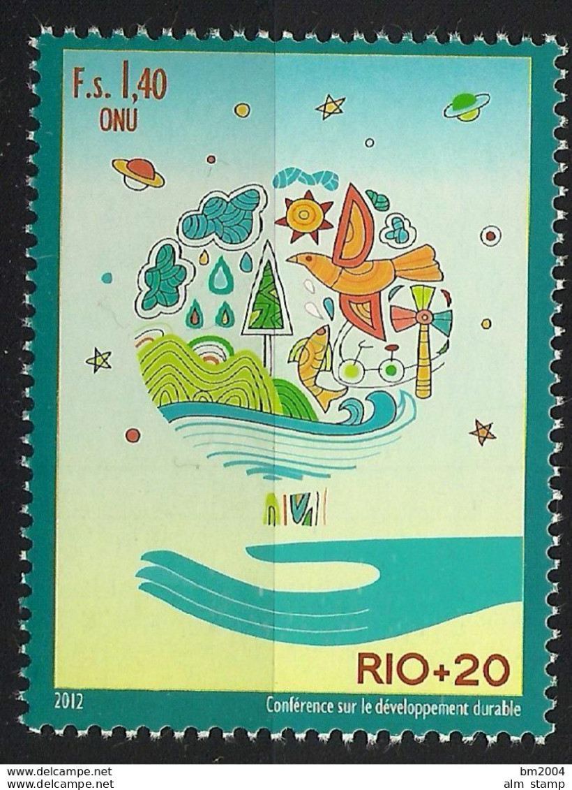 2012 UNO Genf  Mi. 794**MNH „RIO+20“ - Konferenz Der Vereinten Nationen über Nachhaltige Entwicklung - Nuovi