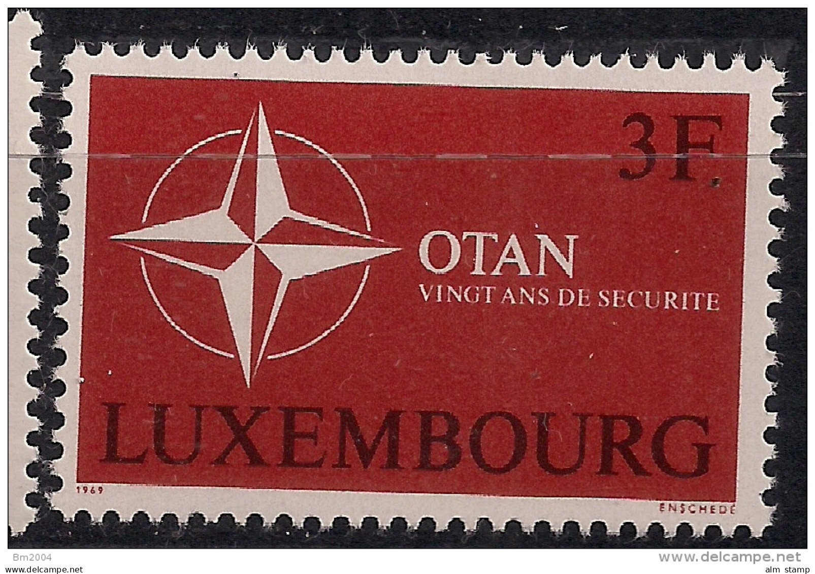 1969 Luxemburg    Mi. 794  NATO  OTAN - Europese Gedachte