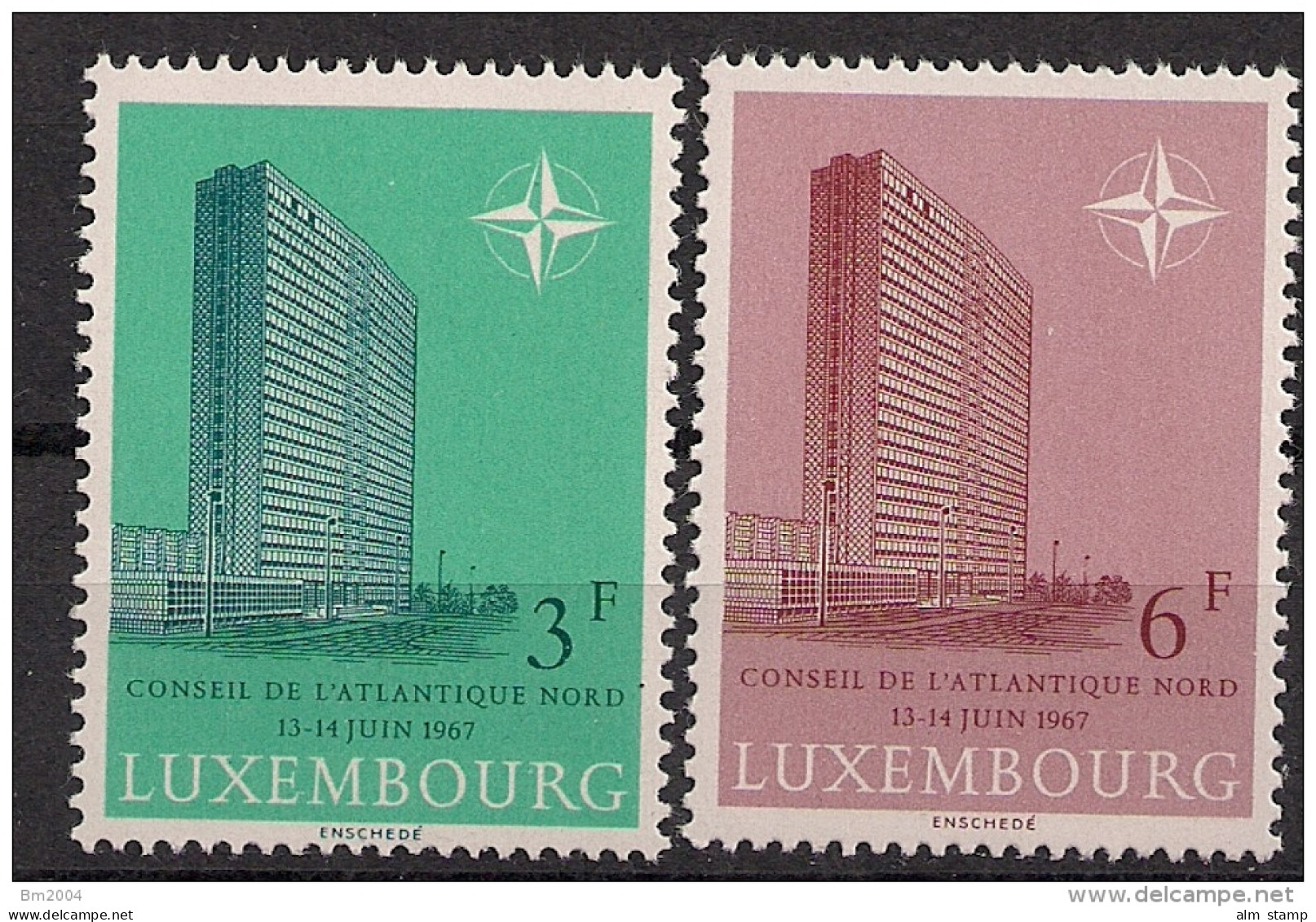 1967 Luxemburg      Mi. 751-2 **MNH   NATO  OTAN - Europese Gedachte