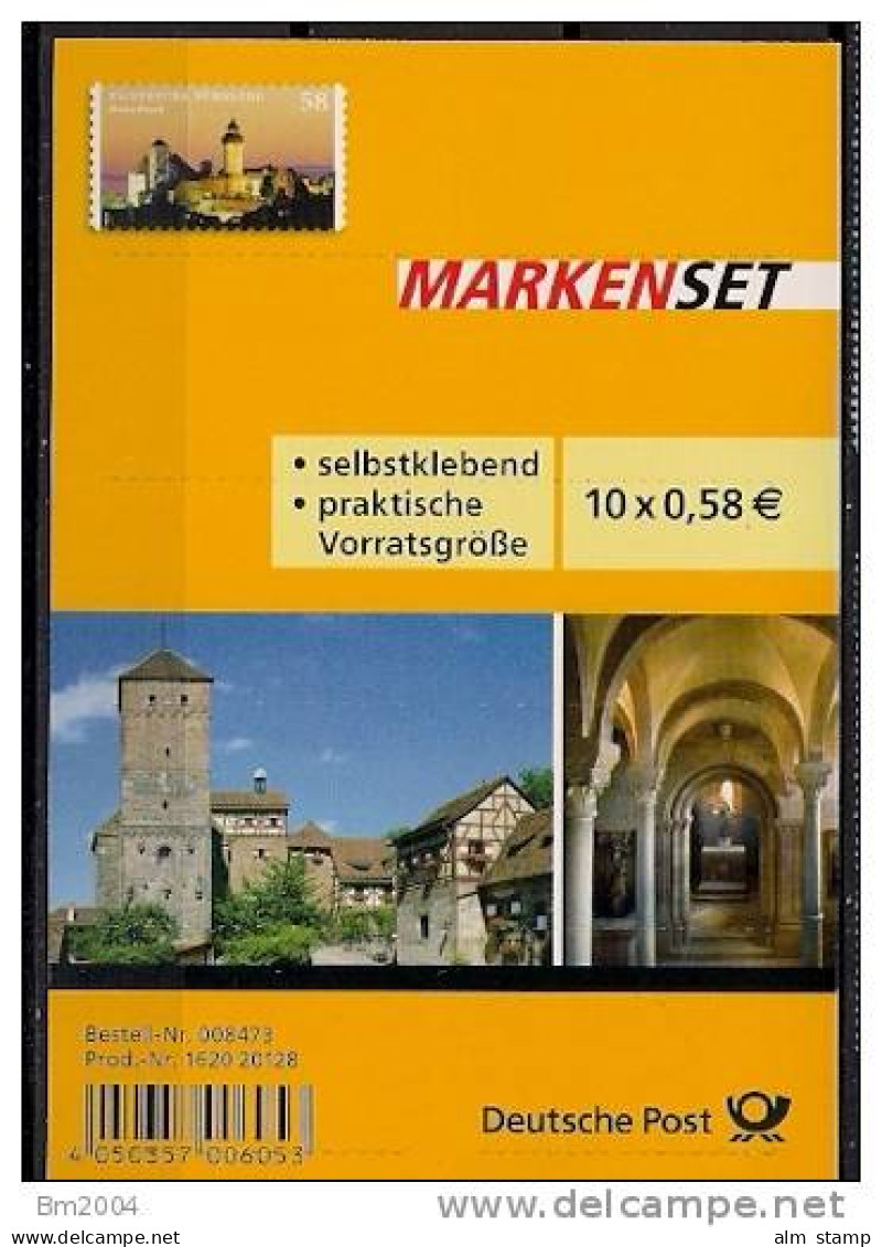 2012.01.02 Allem. Fed.  Mi. 2978 **MNH  Kaiserburg Nürnberg  Booklet - 2011-2020